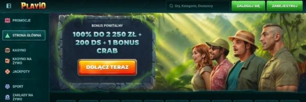 Playio Casino bonus live casino 2026